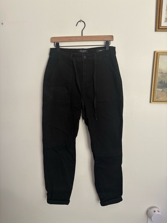 Judy Blue Denim - Judy Blue Black Denim High Rise Stretch Drawstring Jogger Pants Women 29 NWOT BA